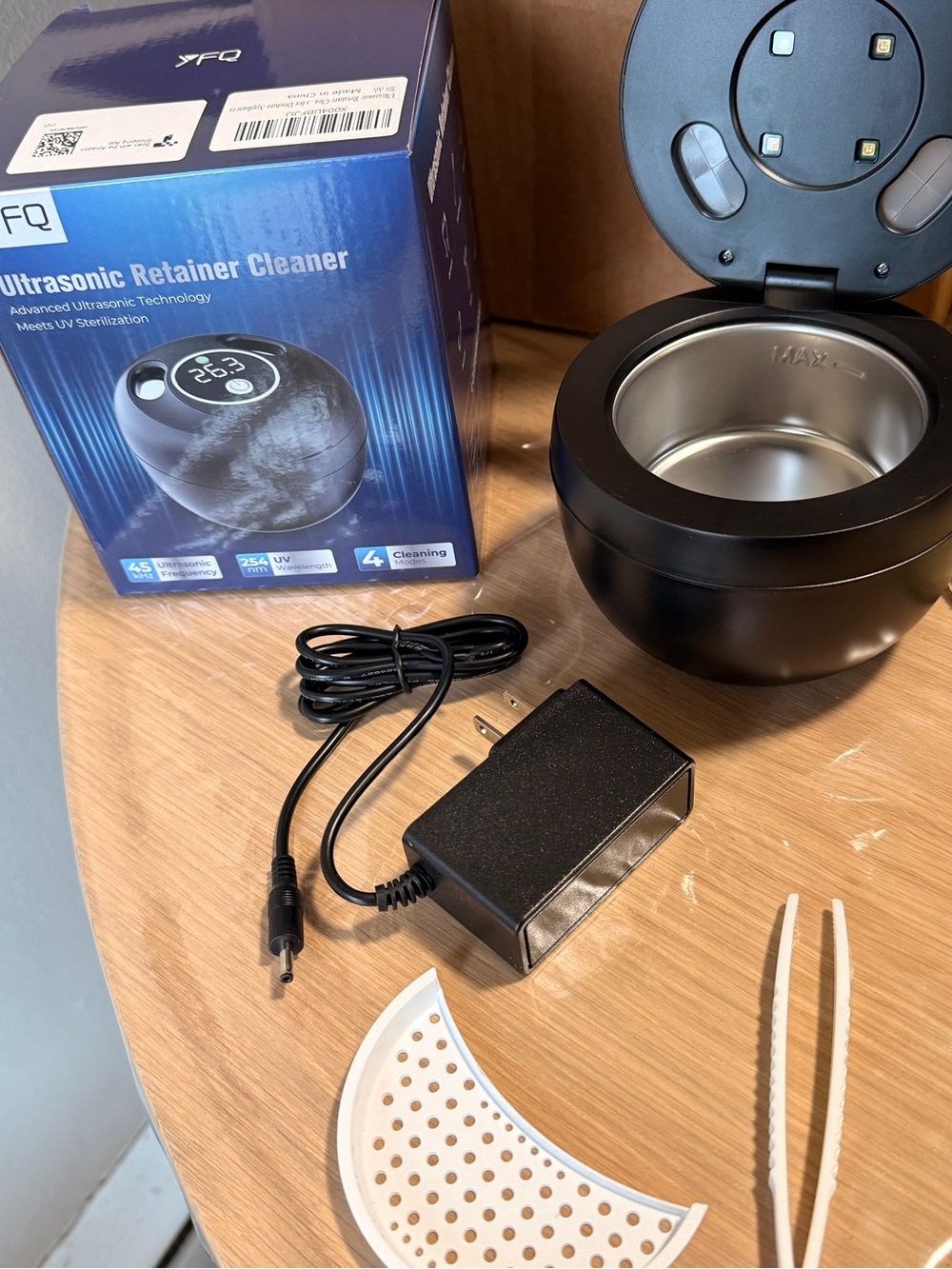 Ultrasonic Retainer Cleaner - Black